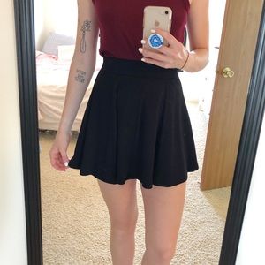 Black Skater Skirt